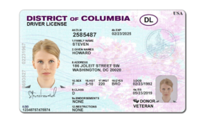 Washington DC Drivers License