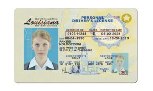Louisiana Fake Driver license