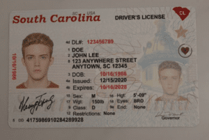 South Carolina Driver License
