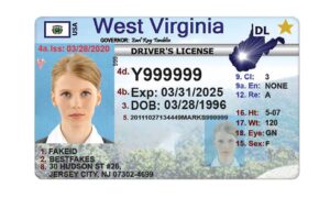 West Virginia Fake DL