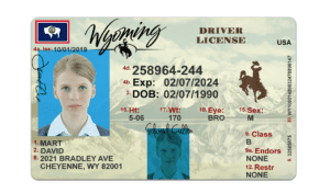 Buy Wyoming Fake Driver License Online